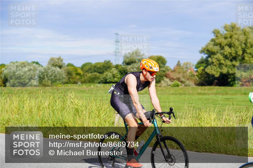 31.08.2025 - Elbe Triathlon Hamburg Michael Burmester http://msf.ph/oto/8669734 31.08.2025 09:54:53 Radfahren 449, 497, 616, 652, 874 meine-sportfotos.de