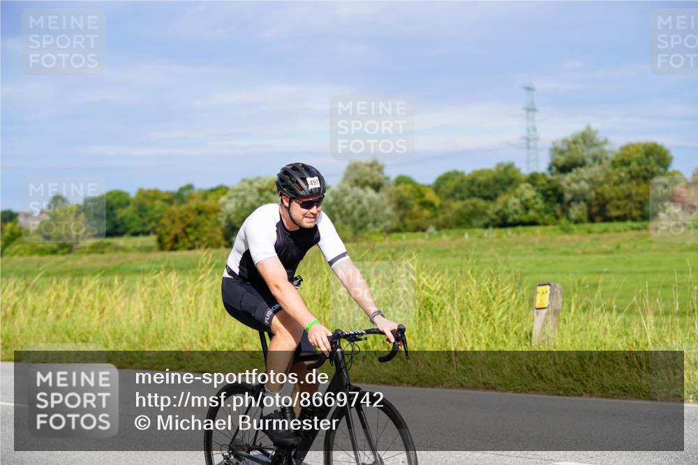31.08.2025 - Elbe Triathlon Hamburg Michael Burmester http://msf.ph/oto/8669742 31.08.2025 09:54:56 Radfahren 402, 404, 449, 497, 616, 625, 652, 874 meine-sportfotos.de