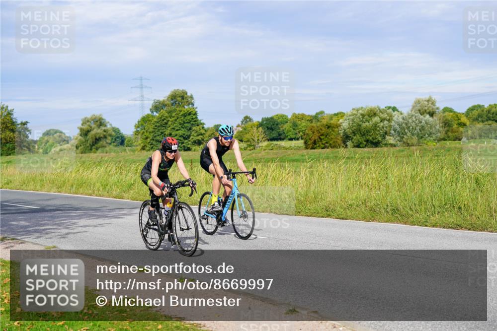 31.08.2025 - Elbe Triathlon Hamburg Michael Burmester http://msf.ph/oto/8669997 31.08.2025 09:57:06 Radfahren 288, 432, 608 meine-sportfotos.de