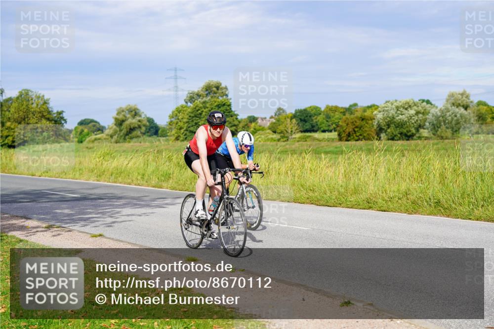 31.08.2025 - Elbe Triathlon Hamburg Michael Burmester http://msf.ph/oto/8670112 31.08.2025 09:58:27 Radfahren 519, 567, 615, 623, 709, 837, 913 meine-sportfotos.de