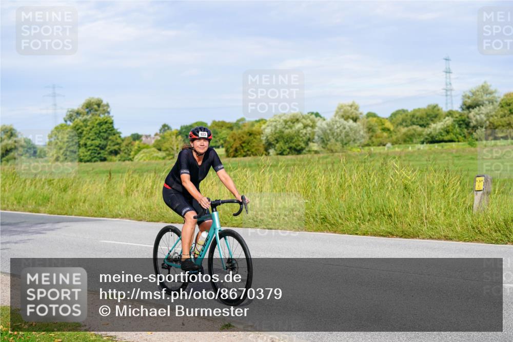 31.08.2025 - Elbe Triathlon Hamburg Michael Burmester http://msf.ph/oto/8670379 31.08.2025 09:59:30 Radfahren 438, 694, 773, 864, 881, 923, 928 meine-sportfotos.de