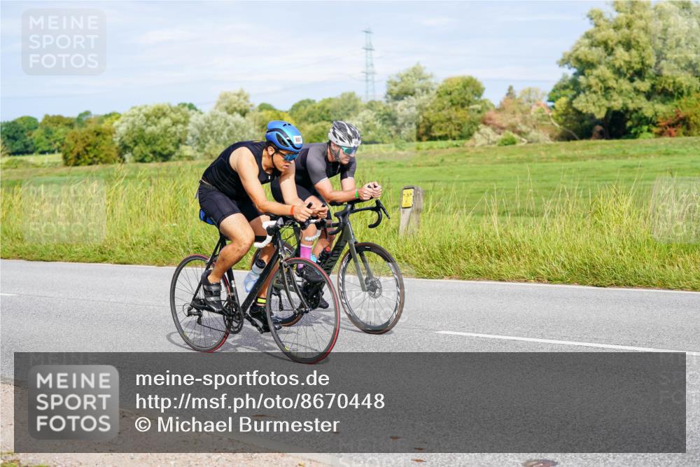 31.08.2025 - Elbe Triathlon Hamburg Michael Burmester http://msf.ph/oto/8670448 31.08.2025 09:59:41 Radfahren 489, 607, 610, 617, 622, 681 meine-sportfotos.de