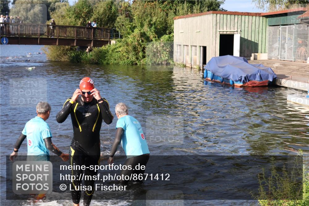31.08.2025 - Elbe Triathlon Hamburg Luisa Fischer http://msf.ph/oto/8671412 31.08.2025 08:30:41 Schwimmen 191, 230 meine-sportfotos.de