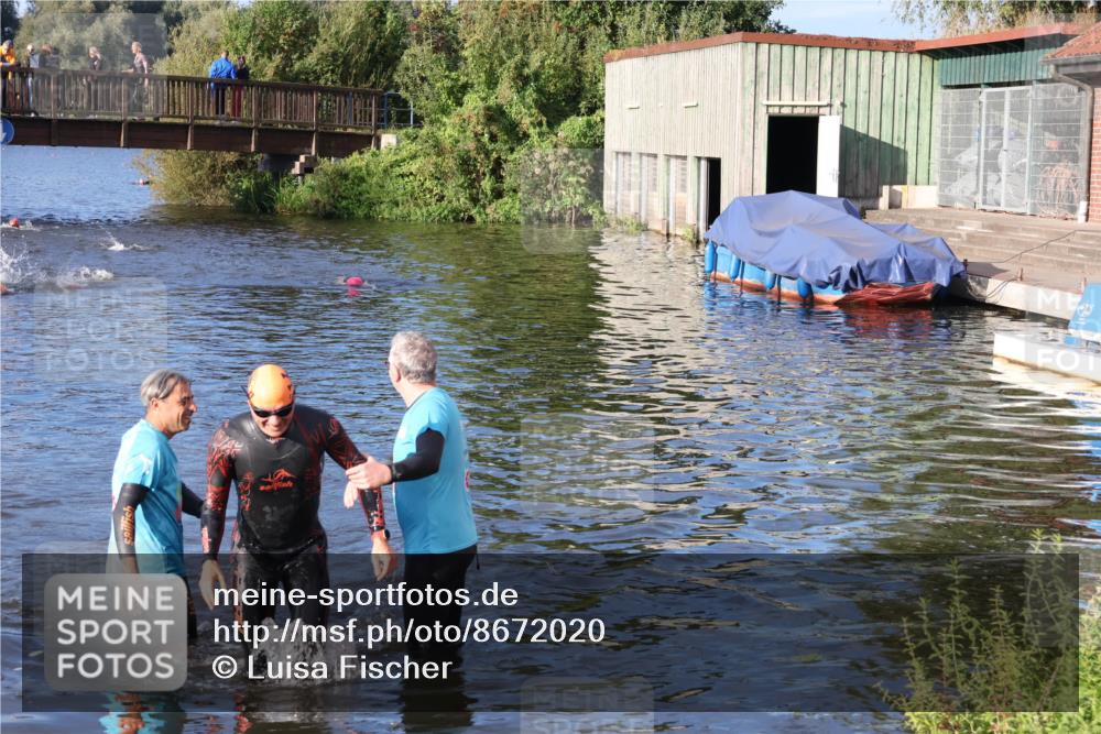 31.08.2025 - Elbe Triathlon Hamburg Luisa Fischer http://msf.ph/oto/8672020 31.08.2025 08:33:58 Schwimmen 168 meine-sportfotos.de