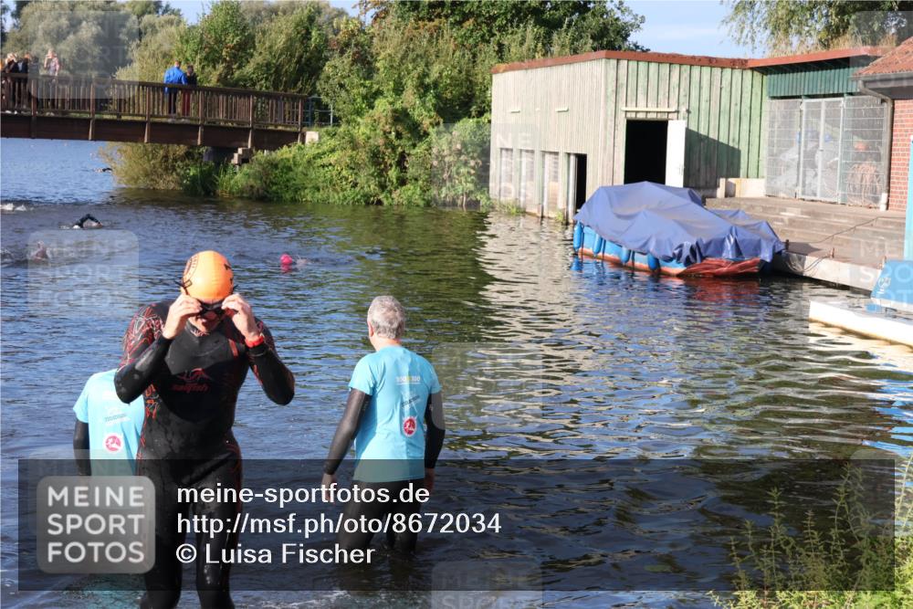 31.08.2025 - Elbe Triathlon Hamburg Luisa Fischer http://msf.ph/oto/8672034 31.08.2025 08:34:00 Schwimmen 168 meine-sportfotos.de