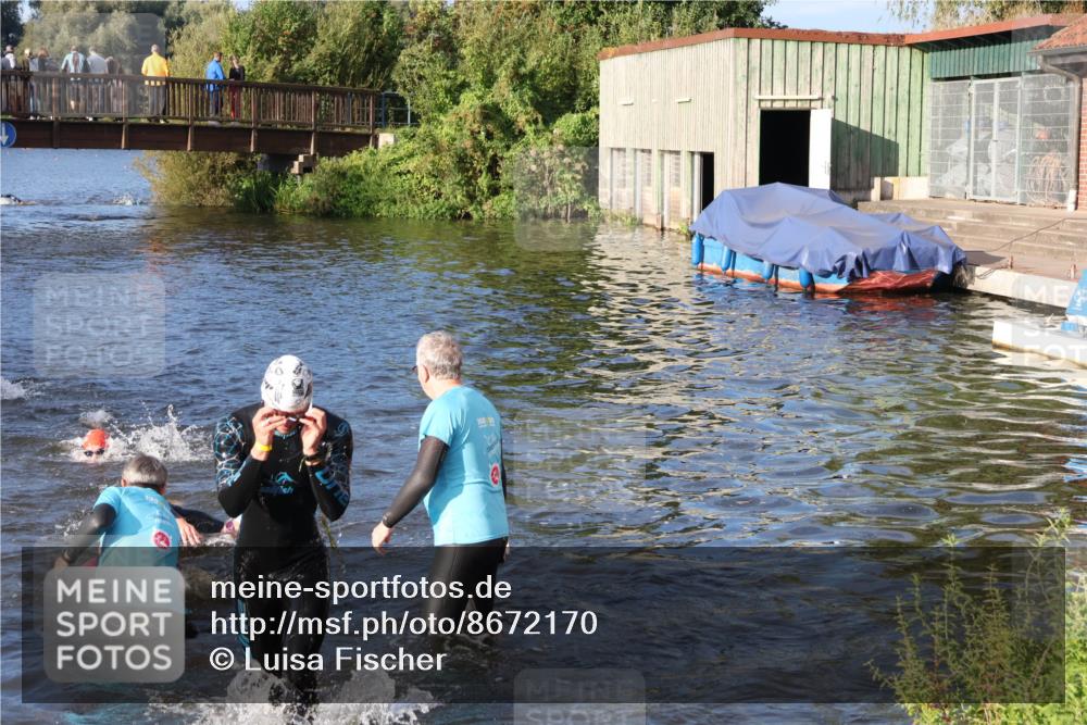 31.08.2025 - Elbe Triathlon Hamburg Luisa Fischer http://msf.ph/oto/8672170 31.08.2025 08:34:38 Schwimmen 179, 197, 212 meine-sportfotos.de