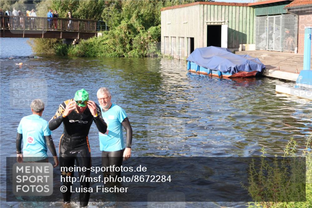 31.08.2025 - Elbe Triathlon Hamburg Luisa Fischer http://msf.ph/oto/8672284 31.08.2025 08:34:52 Schwimmen 176, 213 meine-sportfotos.de