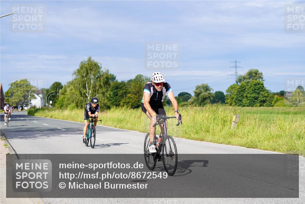 31.08.2025 - Elbe Triathlon Hamburg Michael Burmester http://msf.ph/oto/8672549 31.08.2025 10:07:42 Radfahren 747, 752, 900 meine-sportfotos.de