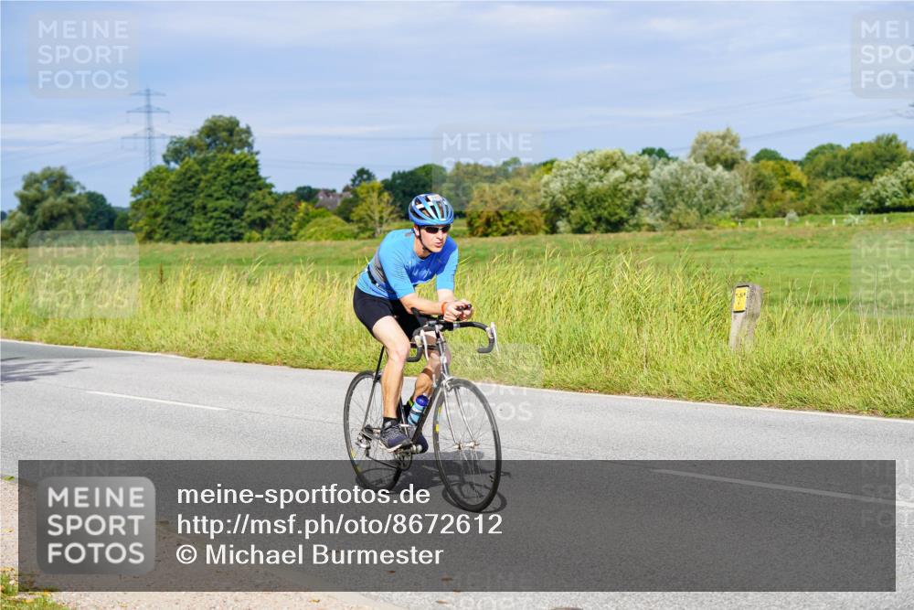 31.08.2025 - Elbe Triathlon Hamburg Michael Burmester http://msf.ph/oto/8672612 31.08.2025 10:07:59 Radfahren 561, 575, 693, 724, 761 meine-sportfotos.de