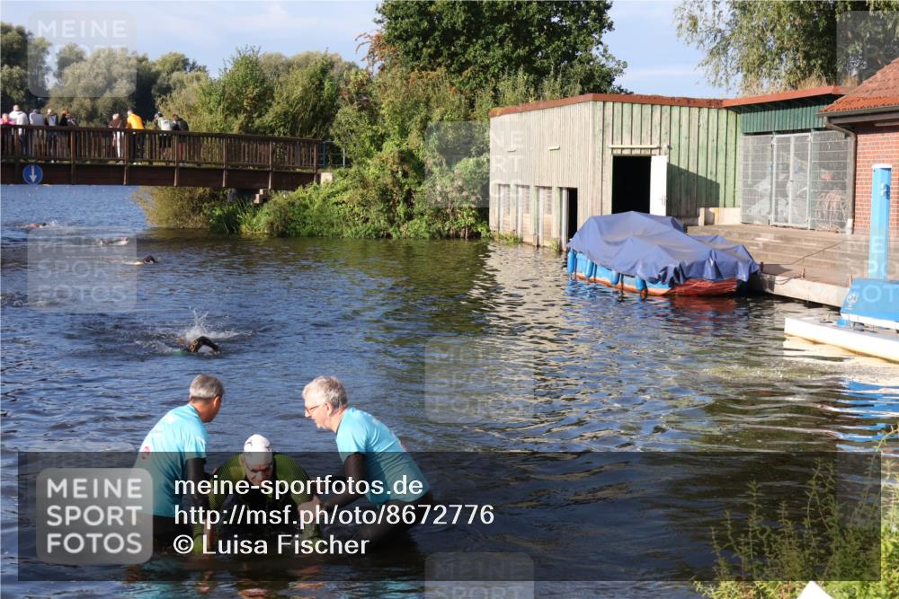 31.08.2025 - Elbe Triathlon Hamburg Luisa Fischer http://msf.ph/oto/8672776 31.08.2025 08:39:08 Schwimmen 363 meine-sportfotos.de