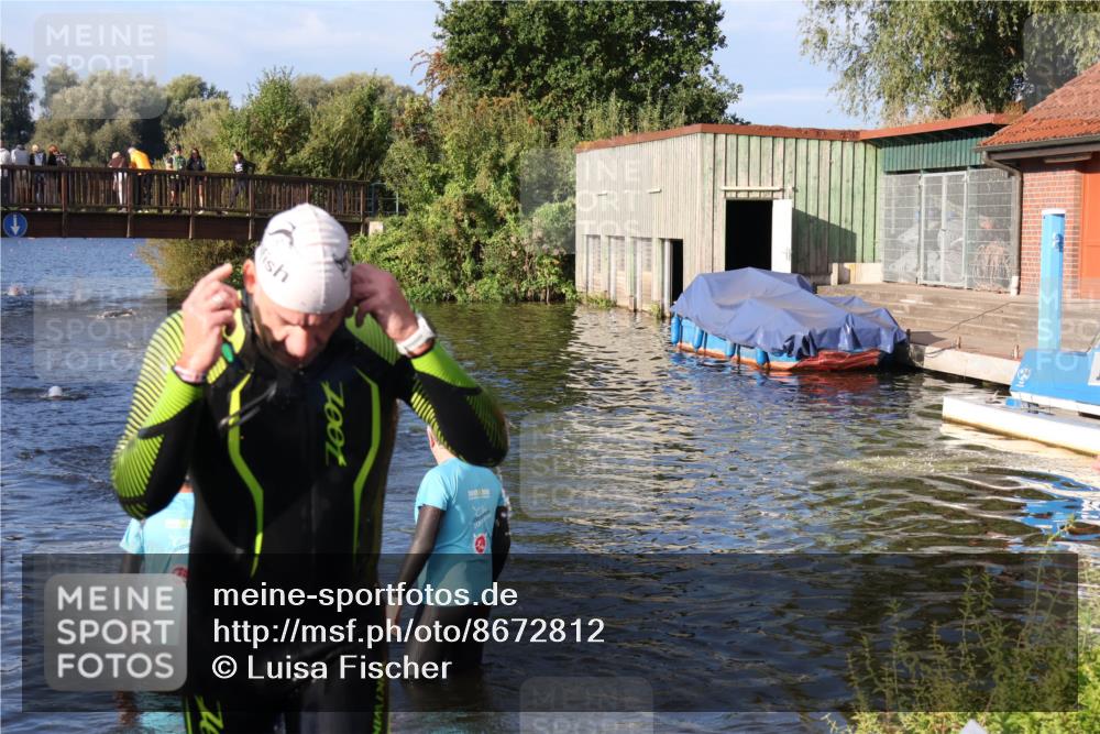 31.08.2025 - Elbe Triathlon Hamburg Luisa Fischer http://msf.ph/oto/8672812 31.08.2025 08:39:12 Schwimmen 345, 363 meine-sportfotos.de
