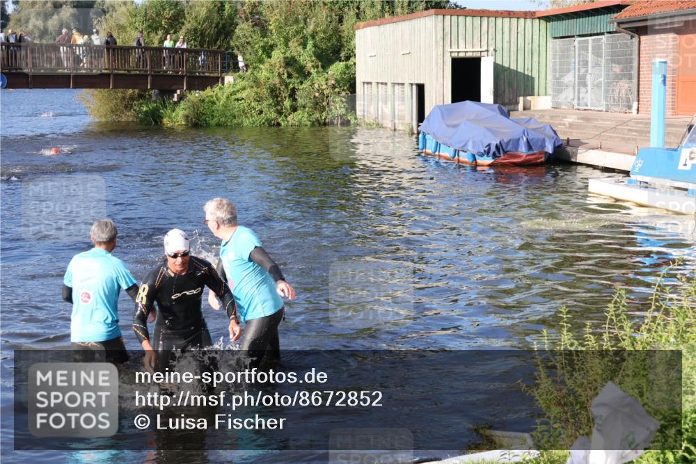 31.08.2025 - Elbe Triathlon Hamburg Luisa Fischer http://msf.ph/oto/8672852 31.08.2025 08:39:35 Schwimmen 228, 312 meine-sportfotos.de
