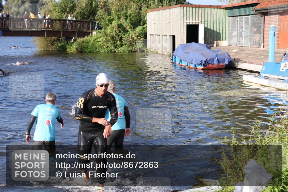 31.08.2025 - Elbe Triathlon Hamburg Luisa Fischer http://msf.ph/oto/8672863 31.08.2025 08:39:36 Schwimmen 228, 312 meine-sportfotos.de