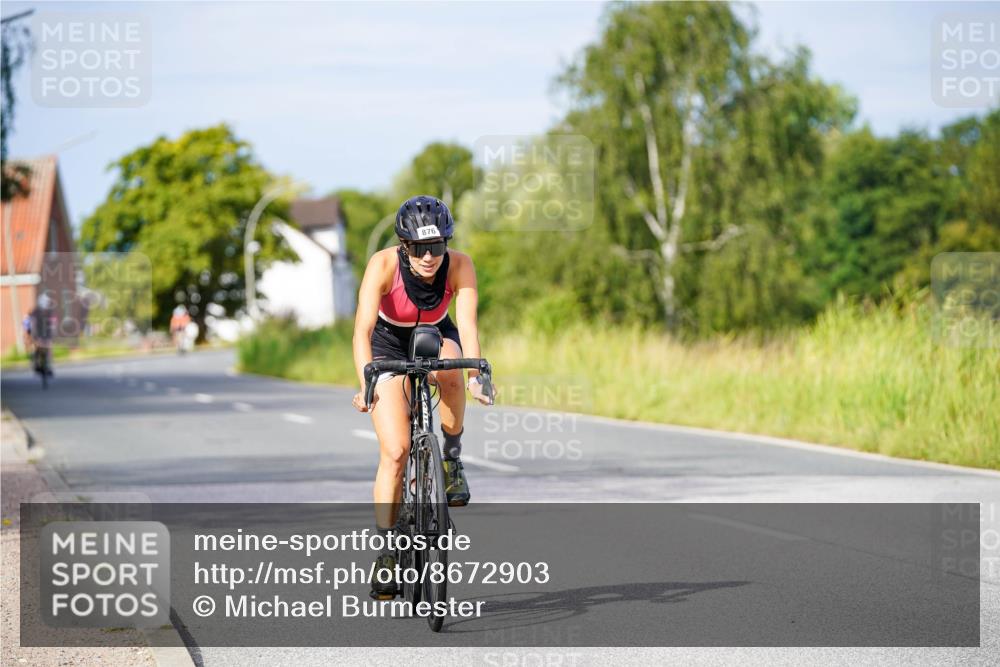 31.08.2025 - Elbe Triathlon Hamburg Michael Burmester http://msf.ph/oto/8672903 31.08.2025 10:09:14 Radfahren 876 meine-sportfotos.de