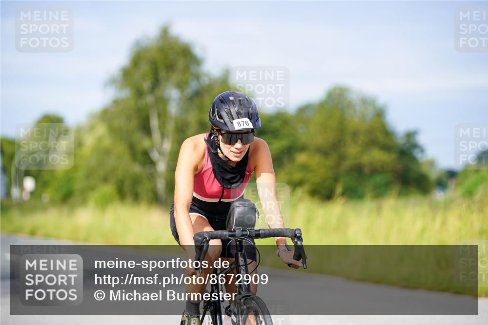 31.08.2025 - Elbe Triathlon Hamburg Michael Burmester http://msf.ph/oto/8672909 31.08.2025 10:09:15 Radfahren 524, 876 meine-sportfotos.de