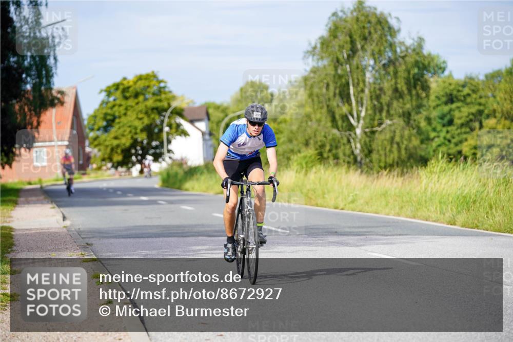 31.08.2025 - Elbe Triathlon Hamburg Michael Burmester http://msf.ph/oto/8672927 31.08.2025 10:09:25 Radfahren 391, 524 meine-sportfotos.de