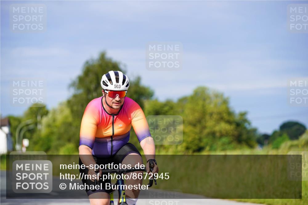 31.08.2025 - Elbe Triathlon Hamburg Michael Burmester http://msf.ph/oto/8672945 31.08.2025 10:09:33 Radfahren 503 meine-sportfotos.de