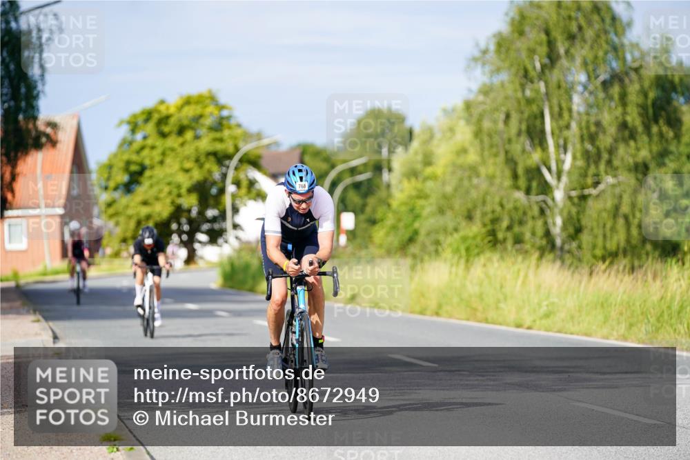 31.08.2025 - Elbe Triathlon Hamburg Michael Burmester http://msf.ph/oto/8672949 31.08.2025 10:09:42 Radfahren 401, 768 meine-sportfotos.de