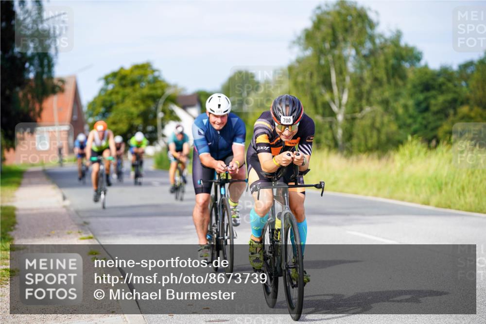 31.08.2025 - Elbe Triathlon Hamburg Michael Burmester http://msf.ph/oto/8673739 31.08.2025 10:12:48 Radfahren 664, 669, 700, 712, 722, 737, 745, 775 meine-sportfotos.de