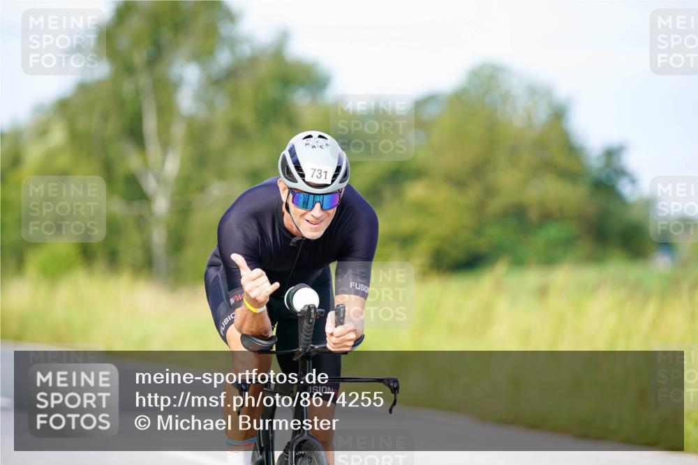31.08.2025 - Elbe Triathlon Hamburg Michael Burmester http://msf.ph/oto/8674255 31.08.2025 10:14:30 Radfahren 404, 667, 731 meine-sportfotos.de