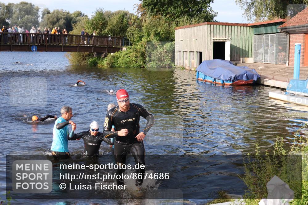 31.08.2025 - Elbe Triathlon Hamburg Luisa Fischer http://msf.ph/oto/8674686 31.08.2025 08:49:27 Schwimmen 173, 294 meine-sportfotos.de