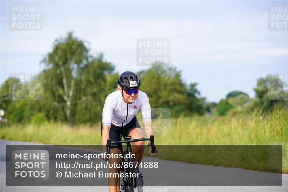 31.08.2025 - Elbe Triathlon Hamburg Michael Burmester http://msf.ph/oto/8674888 31.08.2025 10:17:00 Radfahren 427, 804 meine-sportfotos.de