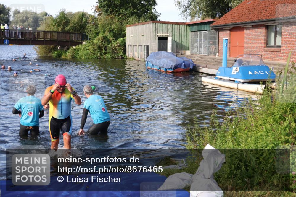 31.08.2025 - Elbe Triathlon Hamburg Luisa Fischer http://msf.ph/oto/8676465 31.08.2025 09:08:29 Schwimmen 399, 500 meine-sportfotos.de