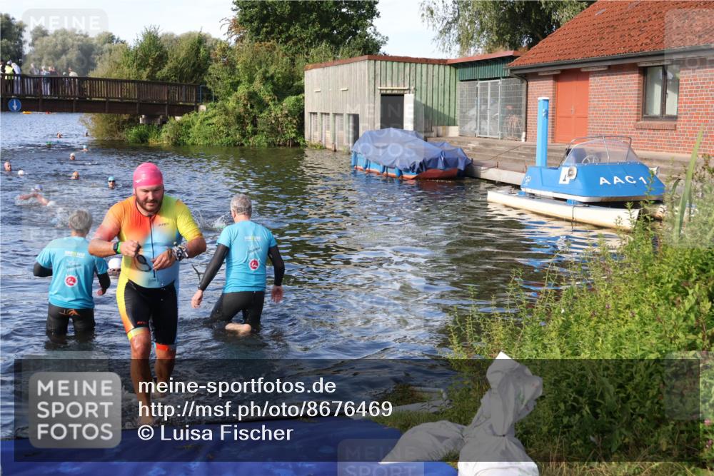 31.08.2025 - Elbe Triathlon Hamburg Luisa Fischer http://msf.ph/oto/8676469 31.08.2025 09:08:29 Schwimmen 399, 500 meine-sportfotos.de