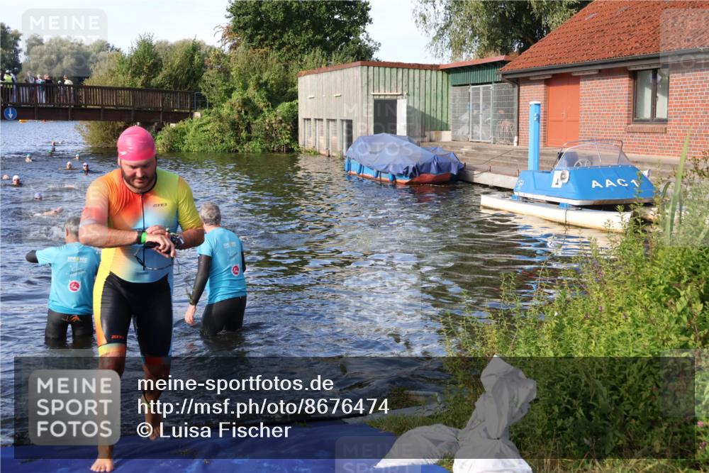 31.08.2025 - Elbe Triathlon Hamburg Luisa Fischer http://msf.ph/oto/8676474 31.08.2025 09:08:30 Schwimmen 399, 500 meine-sportfotos.de