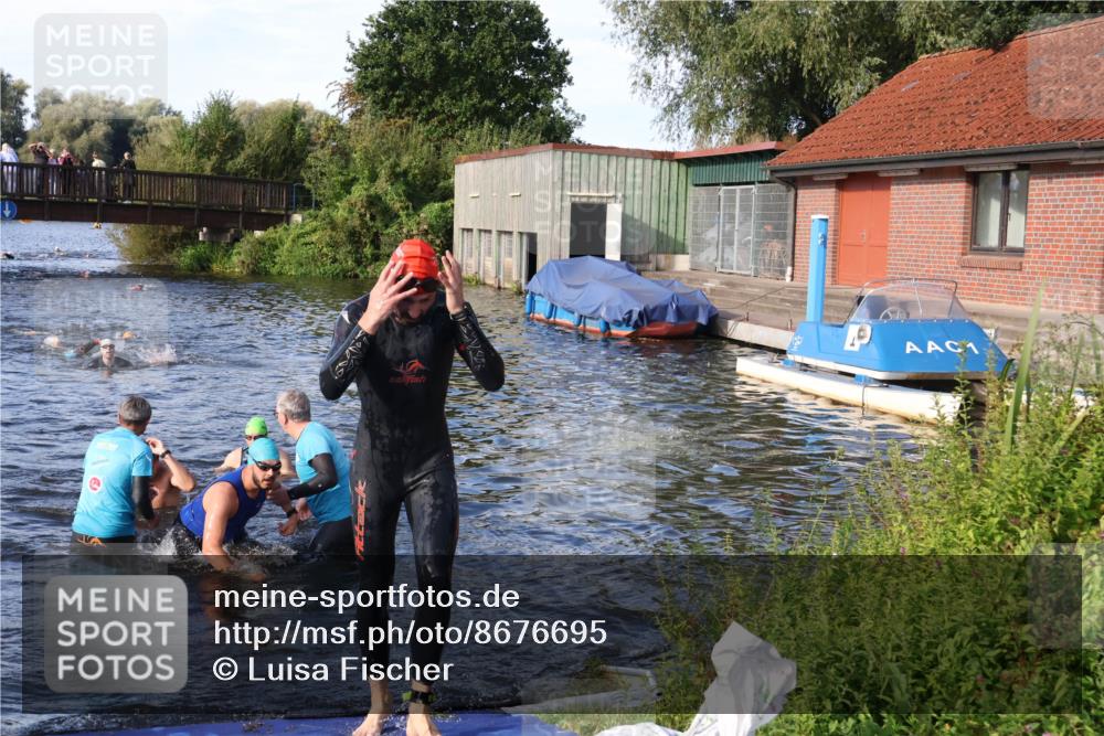31.08.2025 - Elbe Triathlon Hamburg Luisa Fischer http://msf.ph/oto/8676695 31.08.2025 09:10:11 Schwimmen 432, 473, 478, 658 meine-sportfotos.de