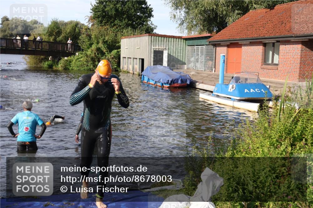 31.08.2025 - Elbe Triathlon Hamburg Luisa Fischer http://msf.ph/oto/8678003 31.08.2025 09:21:44 Schwimmen 494, 754 meine-sportfotos.de