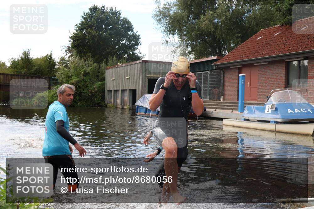 31.08.2025 - Elbe Triathlon Hamburg Luisa Fischer http://msf.ph/oto/8680056 31.08.2025 14:27:18 Schwimmen  meine-sportfotos.de
