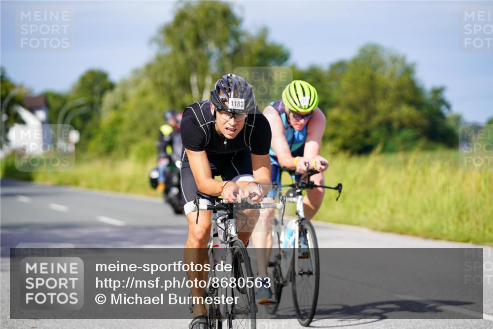 31.08.2025 - Elbe Triathlon Hamburg Michael Burmester http://msf.ph/oto/8680563 31.08.2025 10:44:07 Radfahren 1183, 1206, 1251, 1326, 1445 meine-sportfotos.de