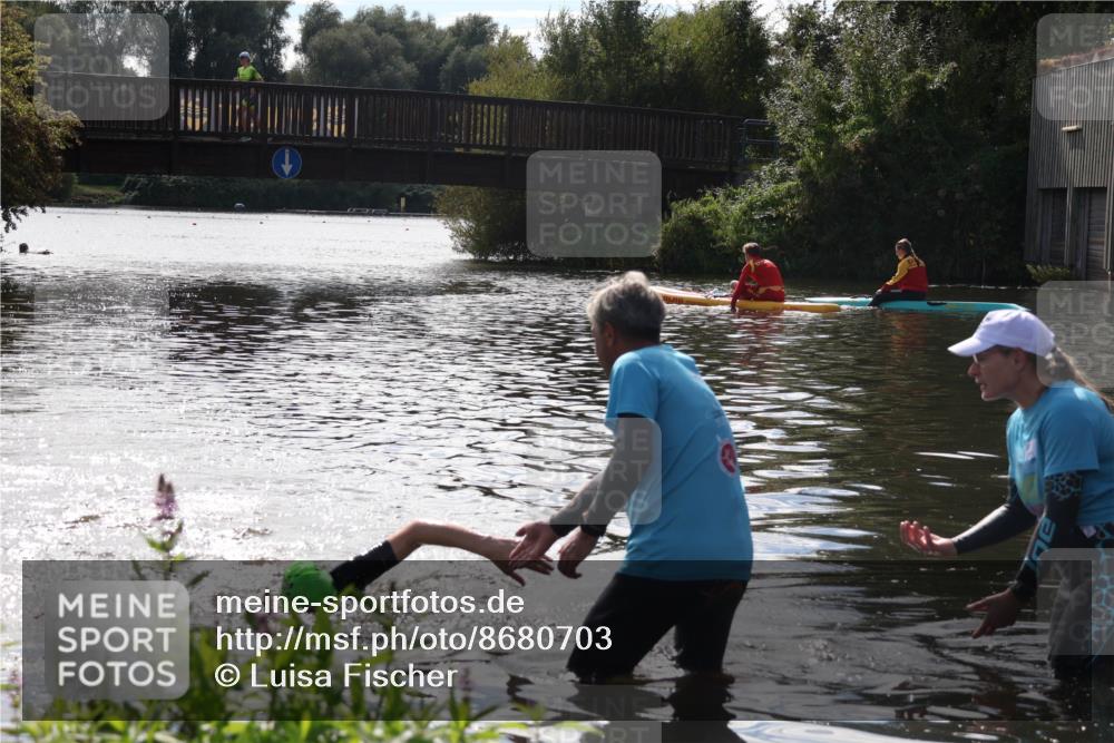 31.08.2025 - Elbe Triathlon Hamburg Luisa Fischer http://msf.ph/oto/8680703 31.08.2025 15:02:10 Schwimmen  meine-sportfotos.de
