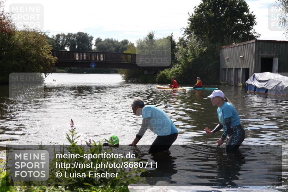 31.08.2025 - Elbe Triathlon Hamburg Luisa Fischer http://msf.ph/oto/8680711 31.08.2025 15:02:11 Schwimmen  meine-sportfotos.de