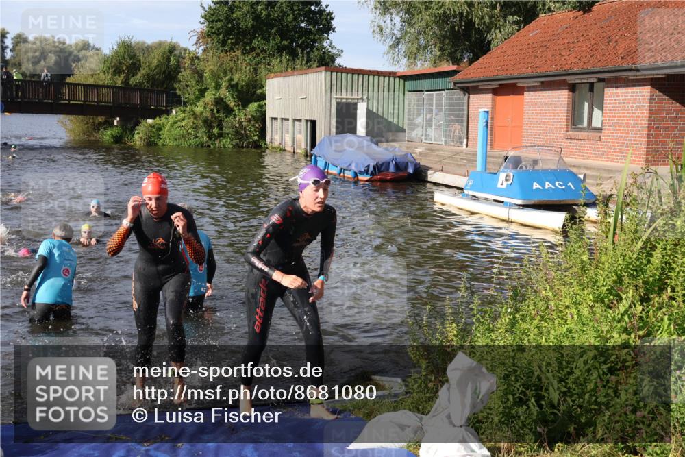 31.08.2025 - Elbe Triathlon Hamburg Luisa Fischer http://msf.ph/oto/8681080 31.08.2025 09:28:57 Schwimmen 830, 840, 848, 900 meine-sportfotos.de