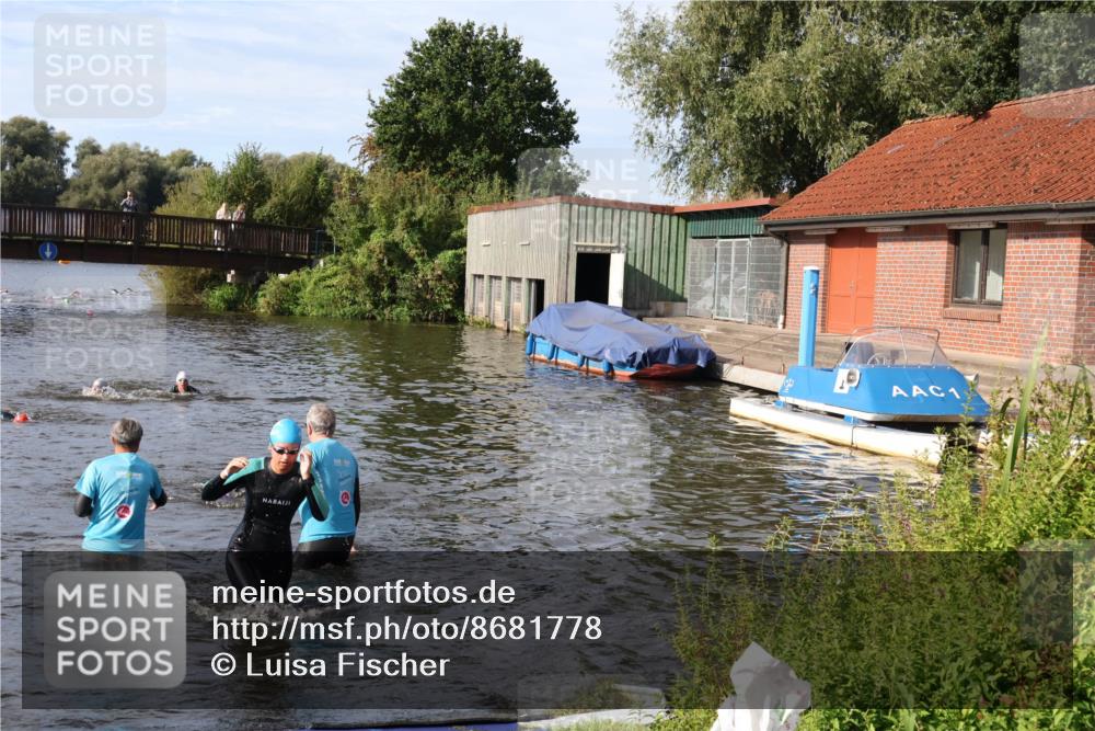 31.08.2025 - Elbe Triathlon Hamburg Luisa Fischer http://msf.ph/oto/8681778 31.08.2025 09:35:06 Schwimmen 790, 863 meine-sportfotos.de
