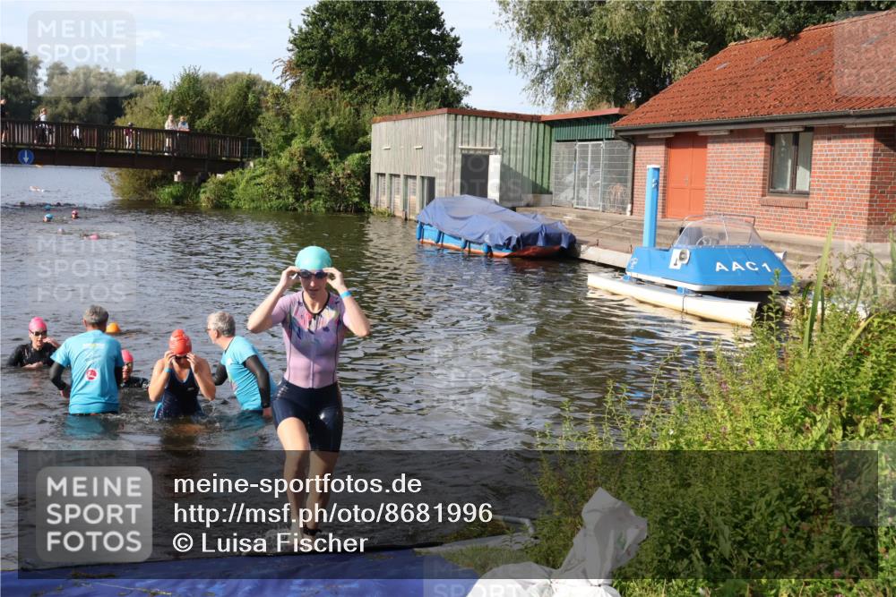 31.08.2025 - Elbe Triathlon Hamburg Luisa Fischer http://msf.ph/oto/8681996 31.08.2025 09:37:15 Schwimmen 783, 799, 836, 921, 931 meine-sportfotos.de
