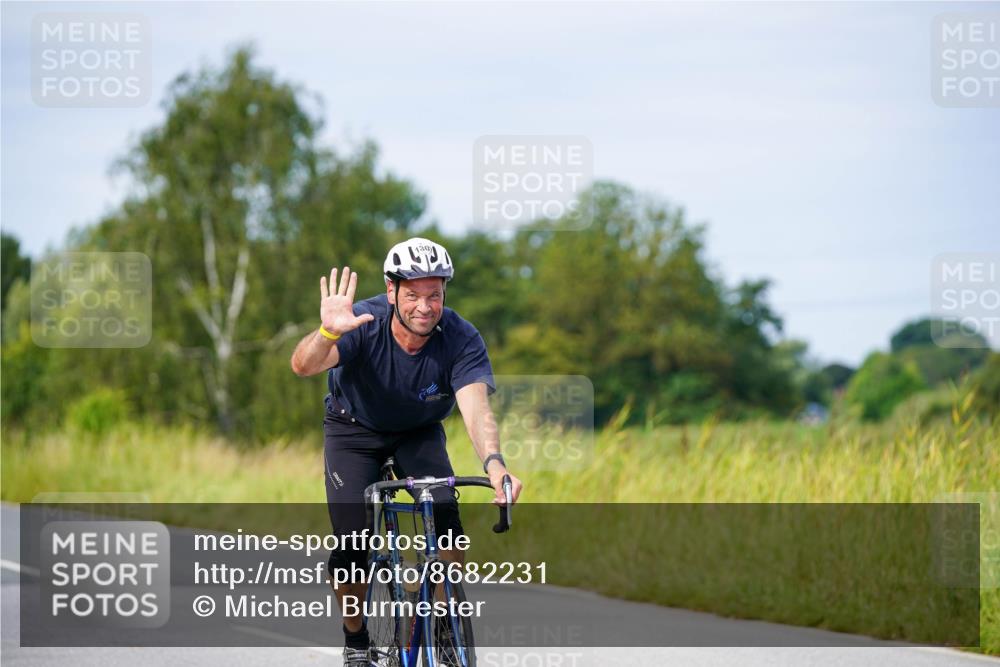 31.08.2025 - Elbe Triathlon Hamburg Michael Burmester http://msf.ph/oto/8682231 31.08.2025 11:01:21 Radfahren 1307 meine-sportfotos.de