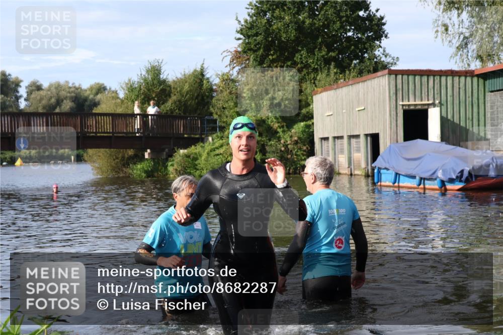 31.08.2025 - Elbe Triathlon Hamburg Luisa Fischer http://msf.ph/oto/8682287 31.08.2025 09:41:06 Schwimmen 852 meine-sportfotos.de