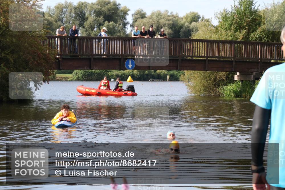 31.08.2025 - Elbe Triathlon Hamburg Luisa Fischer http://msf.ph/oto/8682417 31.08.2025 09:51:13 Schwimmen  meine-sportfotos.de