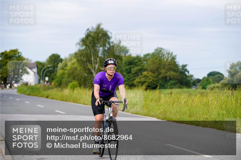 31.08.2025 - Elbe Triathlon Hamburg Michael Burmester http://msf.ph/oto/8682964 31.08.2025 11:07:10 Radfahren 1340, 1477, 1556, 1618 meine-sportfotos.de