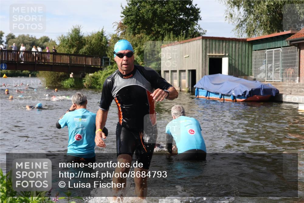 31.08.2025 - Elbe Triathlon Hamburg Luisa Fischer http://msf.ph/oto/8684793 31.08.2025 10:31:23 Schwimmen 1279, 1307 meine-sportfotos.de