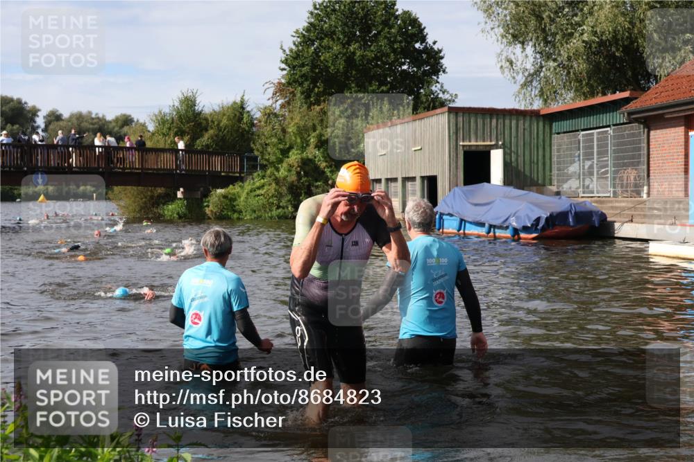 31.08.2025 - Elbe Triathlon Hamburg Luisa Fischer http://msf.ph/oto/8684823 31.08.2025 10:31:30 Schwimmen 1344 meine-sportfotos.de