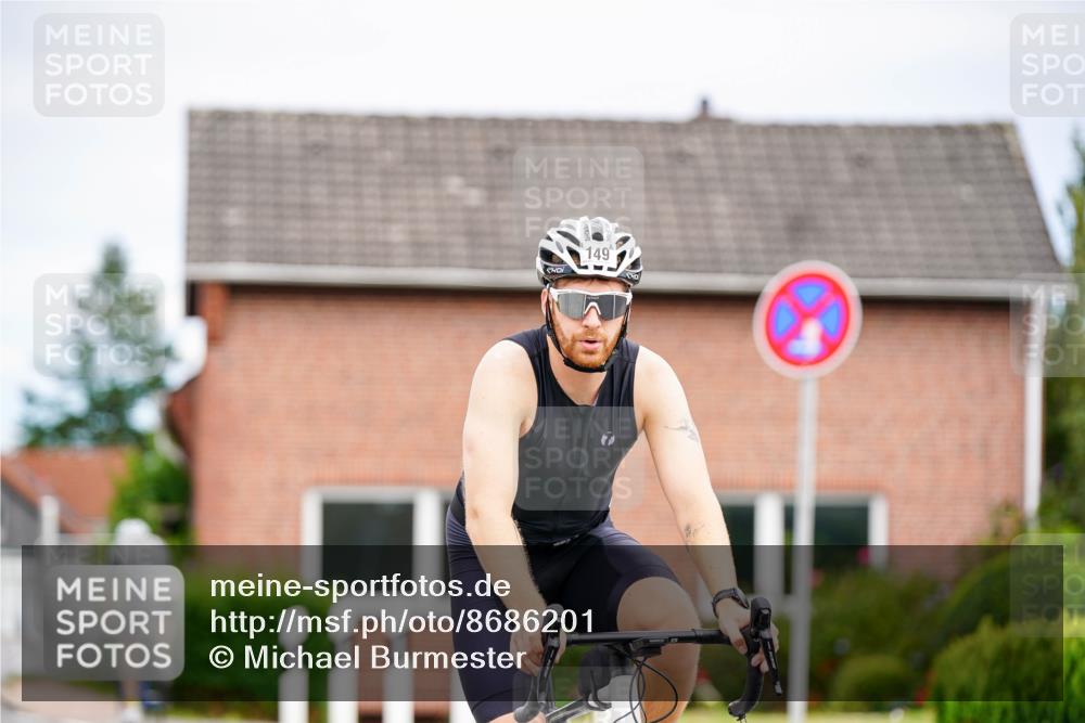 31.08.2025 - Elbe Triathlon Hamburg Michael Burmester http://msf.ph/oto/8686201 31.08.2025 14:17:43 Radfahren 149 meine-sportfotos.de