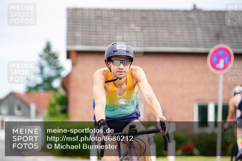 31.08.2025 - Elbe Triathlon Hamburg Michael Burmester http://msf.ph/oto/8686212 31.08.2025 14:17:50 Radfahren 155 meine-sportfotos.de