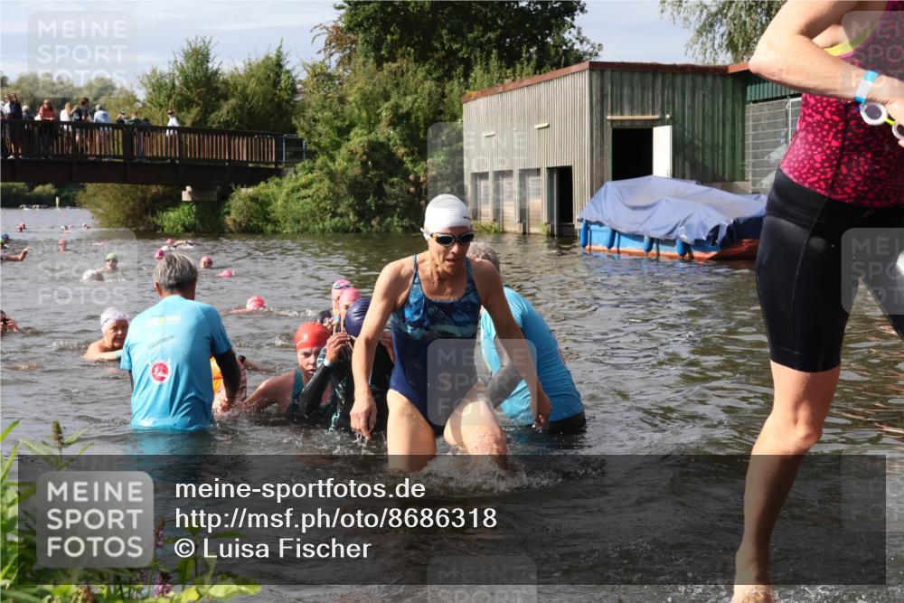 31.08.2025 - Elbe Triathlon Hamburg Luisa Fischer http://msf.ph/oto/8686318 31.08.2025 10:43:53 Schwimmen 1356, 1361, 1396, 1406, 1421, 1430, 1475, 1497 meine-sportfotos.de