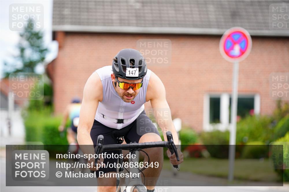 31.08.2025 - Elbe Triathlon Hamburg Michael Burmester http://msf.ph/oto/8686349 31.08.2025 14:19:58 Radfahren  meine-sportfotos.de