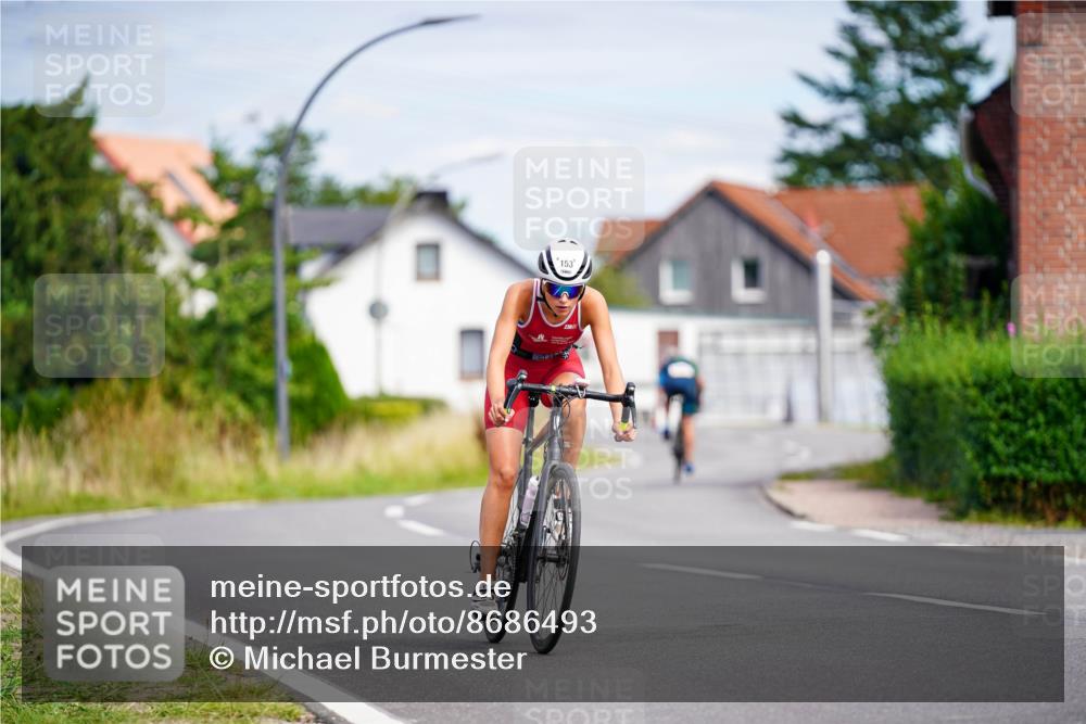 31.08.2025 - Elbe Triathlon Hamburg Michael Burmester http://msf.ph/oto/8686493 31.08.2025 14:33:14 Radfahren 153 meine-sportfotos.de