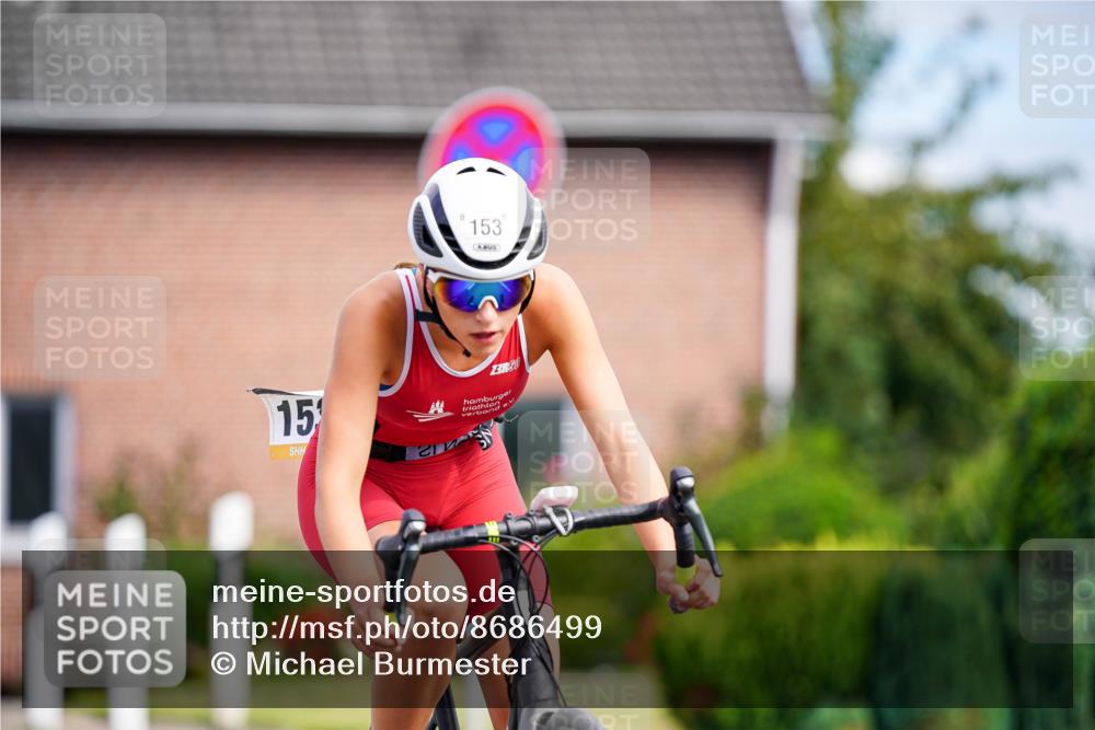 31.08.2025 - Elbe Triathlon Hamburg Michael Burmester http://msf.ph/oto/8686499 31.08.2025 14:33:16 Radfahren 153 meine-sportfotos.de